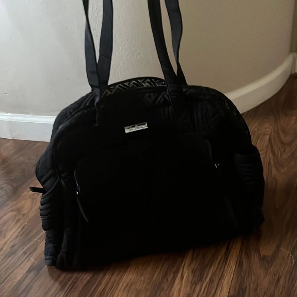 Black quilted Vera Bradley diaper bag! - Picture 1 of 4